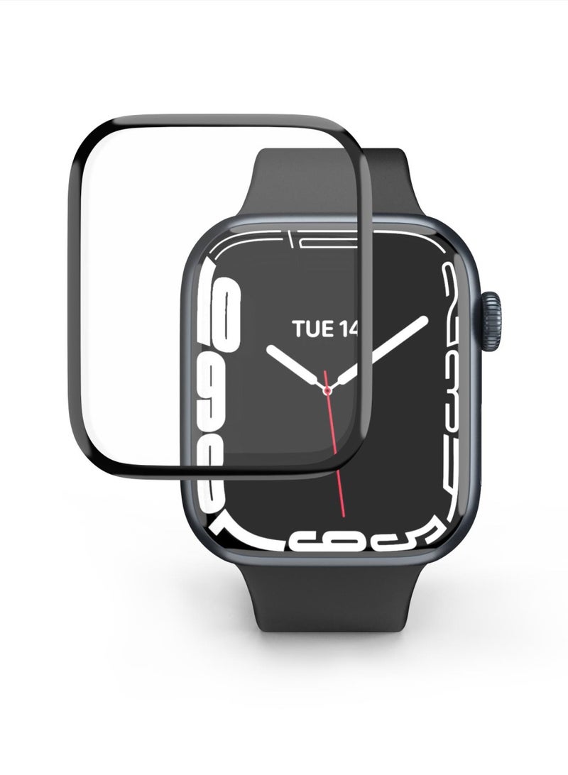 Original Screen Protector for Apple Watch 41mm Series 9/8/7 – Anti-Glare Soft Film, Anti-Fingerprint, Full Coverage HD Touch-Sensitive Shield - Image 1